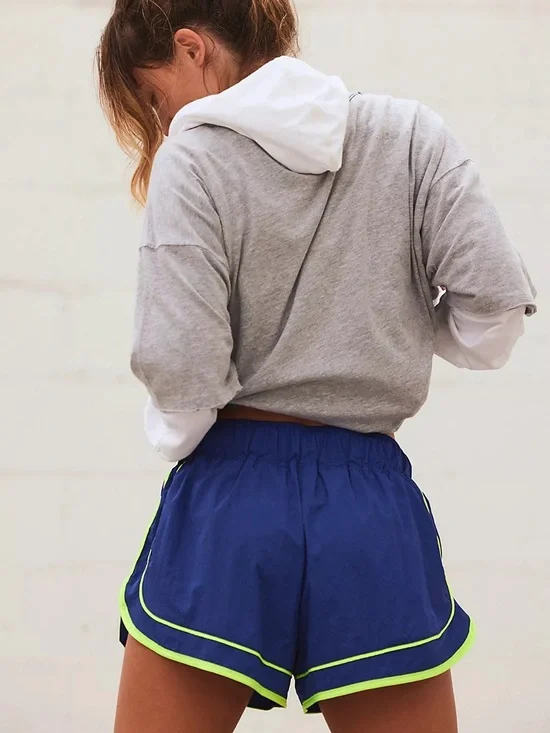 FP MOVEMENT VARSITY BLUES SHORT - Sapphire Skies - Picture 4 of 5